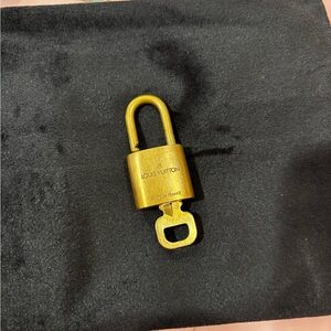 Louis Vuitton Luxurious Gold Lock and Key